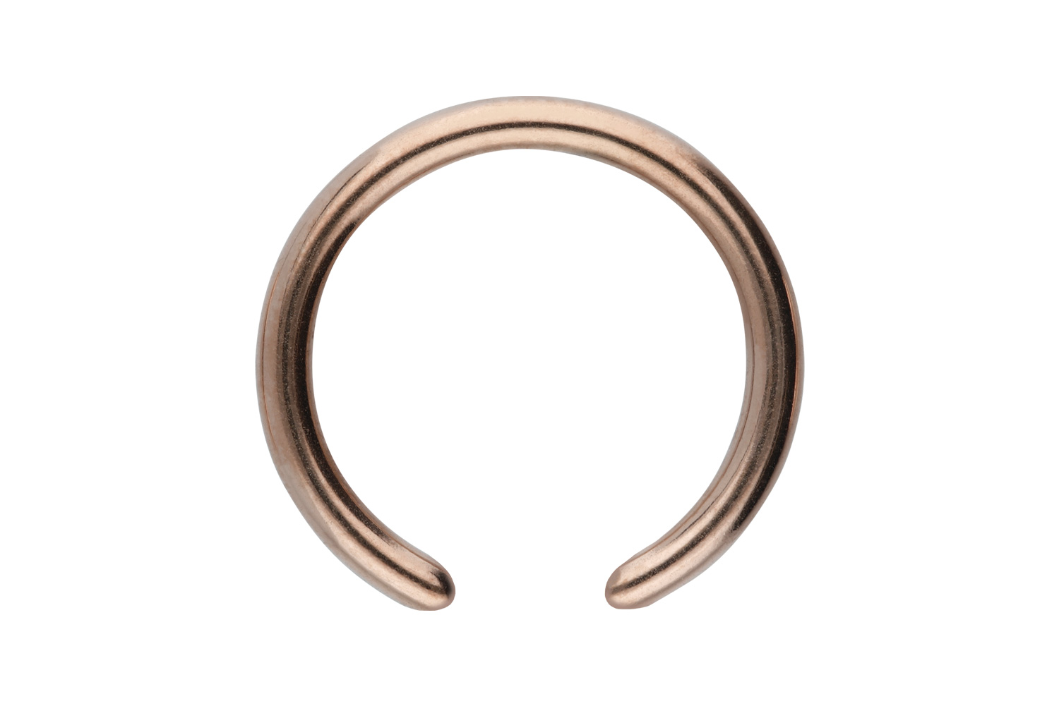 Titan Klemmkugelring Piercing ohne Kugel